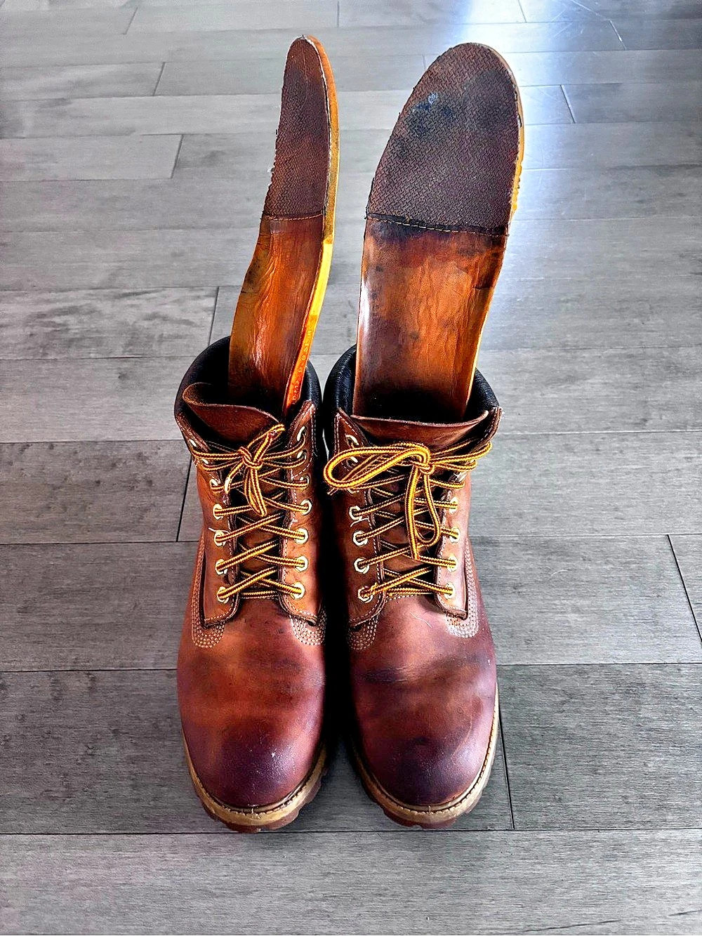Vintage Timberland Leather Boots Men’s Size 10 Made in USA